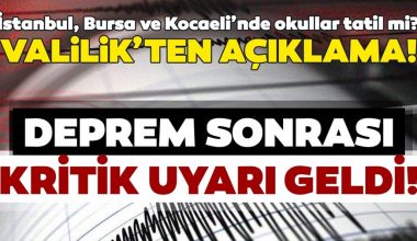 Okullara kritik uyarı