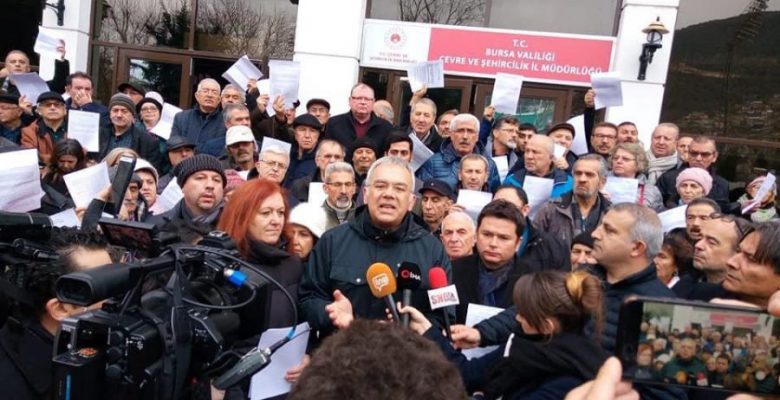 Kanal İstanbul’a Bursa’dan Binlerce Red…