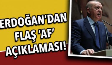 AF İçin Flaş Gelişme!