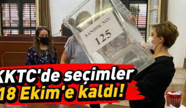 KKTC’de seçimler 18 Ekim’e kaldı!