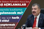 Bakan Koca’dan ‘aşıda risk’ açıklaması!