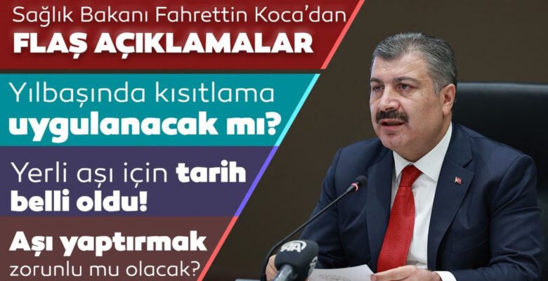 Bakan Koca’dan ‘aşıda risk’ açıklaması!