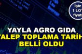 Yayla Agro Gıda’nın halka arzında  talep toplama başlıyor