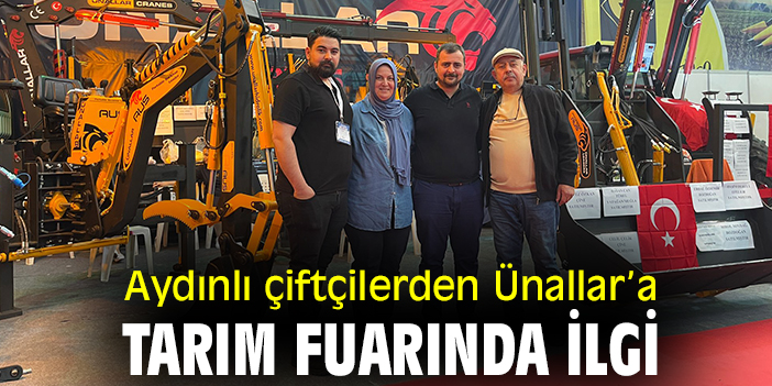 Aydınlı Çiftçilerden Ünallar’a Yoğun İlgi