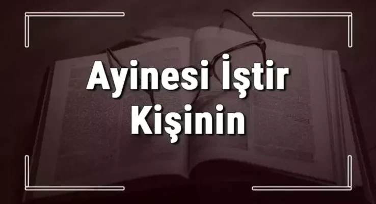 Zeki Baştürk yazdı; ÂYİNESİ İŞTİR KİŞİNİN