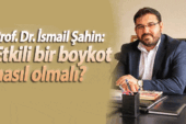 Prof. Dr. İsmail Şahin: Etkili bir boykot nasıl olmalı?