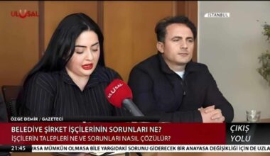 Gazeteci Özge Demir Ulusal Kanal’da  İşçilerin Çalışma Şartlarına ve Özlük Haklarına Değindi