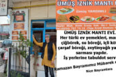 ÜMÜŞ İZNİK MANTI EVİN’DEN BAYRAM MERSAJI