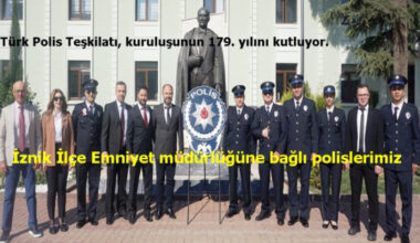 POLİS TEŞKİLATI’NIN 179. KURULUŞ YIL DÖNÜMÜ KUTLANIYOR