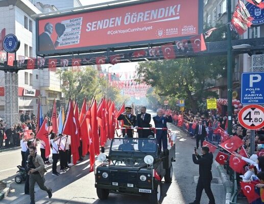 Cumhuriyet Bayramı’nda Bursa’ya yakışan kutlamalar