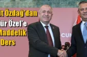 Özdağ’dan Özgür Özel’e 11 Maddelik Ders