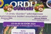 Ordu Günleri Ankara’da Başlıyor