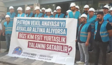 Sarıbal’dan Fernas Madencilerine Destek