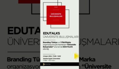 EduTalks Etkinliği 4 Kasım 2024’te İstanbul Aydın Üniversitesi’nde!