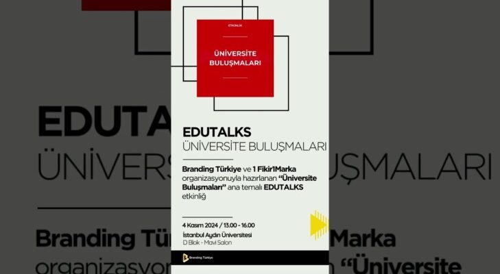 EduTalks Etkinliği 4 Kasım 2024’te İstanbul Aydın Üniversitesi’nde!