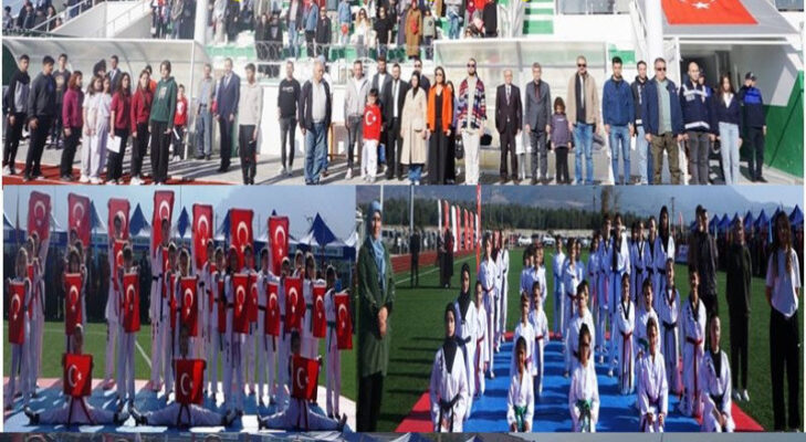 İznik Gençlik ve ilçe Spor Müdürlüğü İznik Belediye spor Taekwondo kulübü ayakta alkışlanıyor.