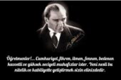 Zeki Baştürk yazdı; ATATÜRK VE ÖĞRETMEN