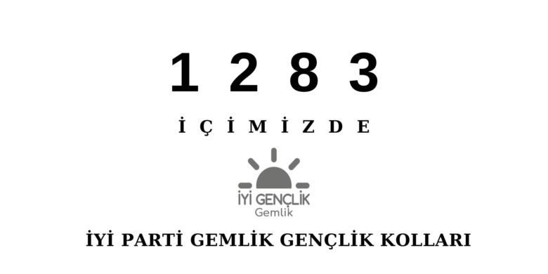 İYİ Parti Gemlik Gençlik Kolları’ndan Teğmenlere Destek: “1283 İçimizde!”