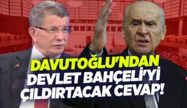 Davutoğlu’ndan Devlet Bahçeli’ye cevap: ‘Bazen rahatsız olmak gerekiyor’