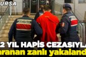 HAKKINDA 22 YIL 27 GÜN KESİNLEŞMİŞ HAPİS CEZASI BULUNAN ŞAHIS JANDARMADAN KAÇAMADI