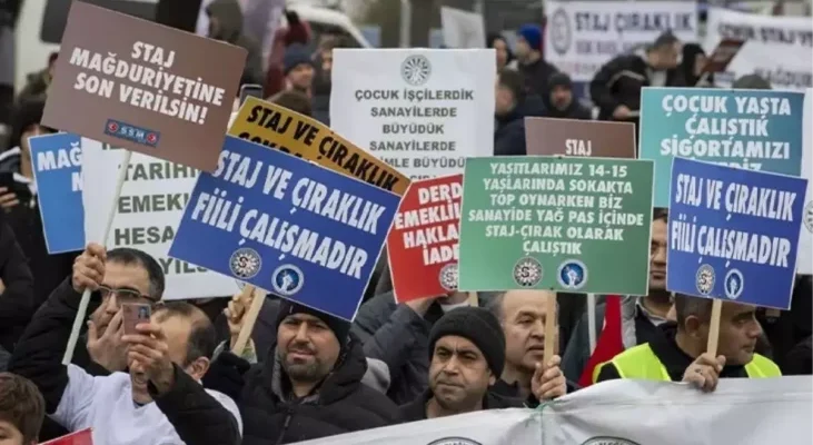 Staj ve Çıraklık Mağdurları; “4A Tescil tarihlerimiz SSK Başlangıcı Olsun bu mağduriyet artık son bulsun!”