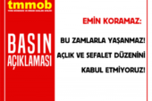 BU ZAMLARLA YAŞANMAZ  AÇLIK VE SEFALET DÜZENİNİ KABUL ETMİYORUZ!